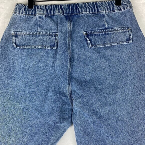 Forever 21 Jeans Womens Size 29 Blue Distressed Denim Pockets Pants Ladies - Picture 4 of 13